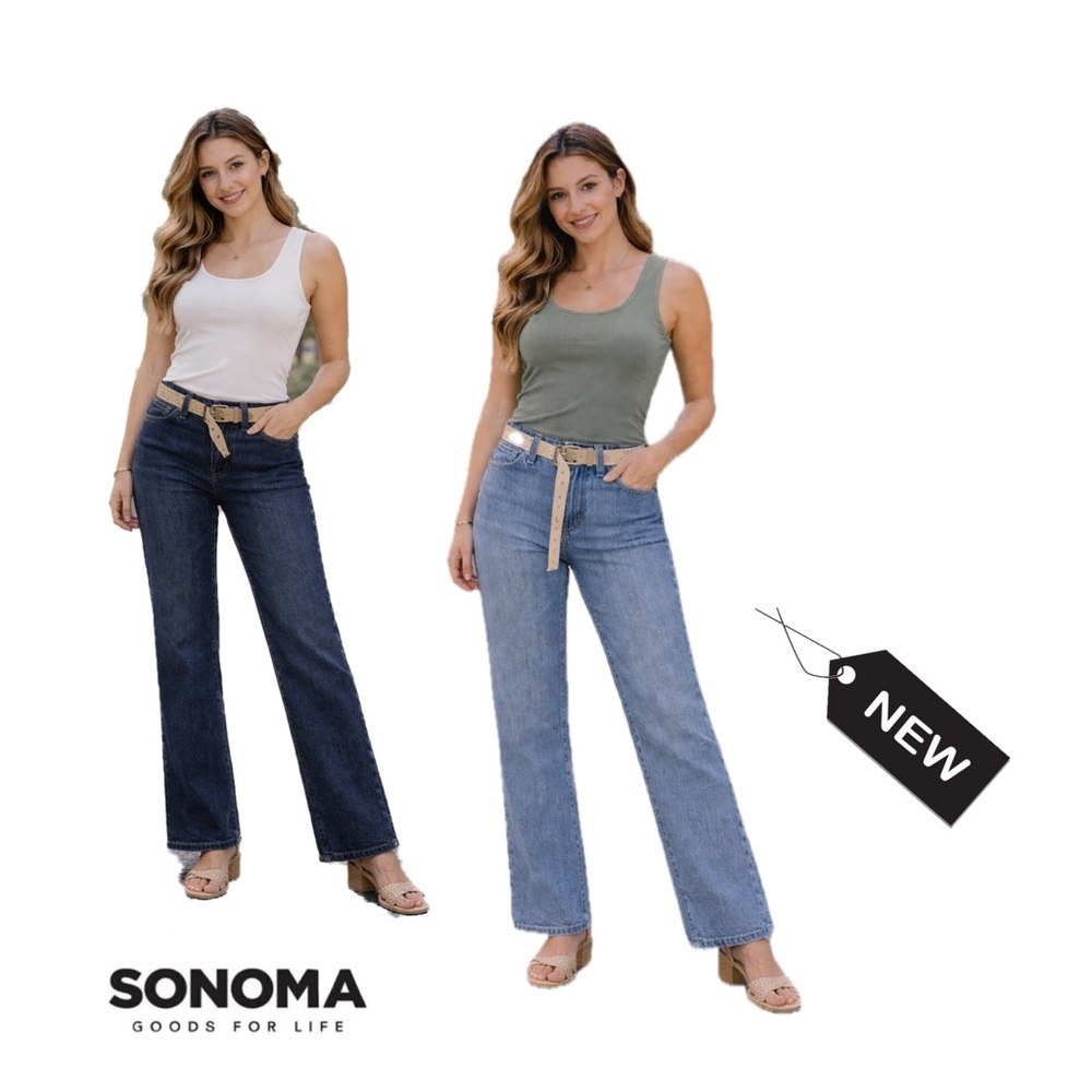 NEW Sonoma size 6 jeans with belt